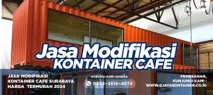 Jasa Modifikasi Kontainer Cafe Surabaya -