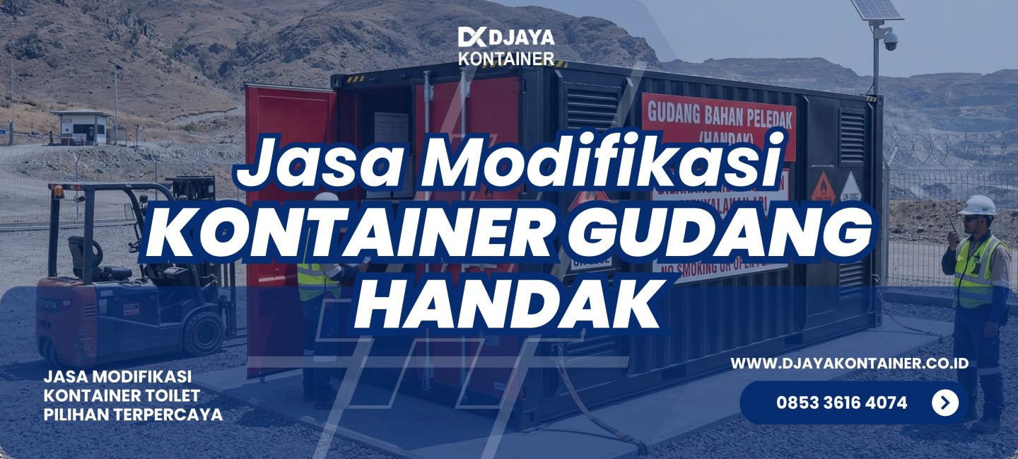 Jasa Modifikasi Kontainer Gudang Handak