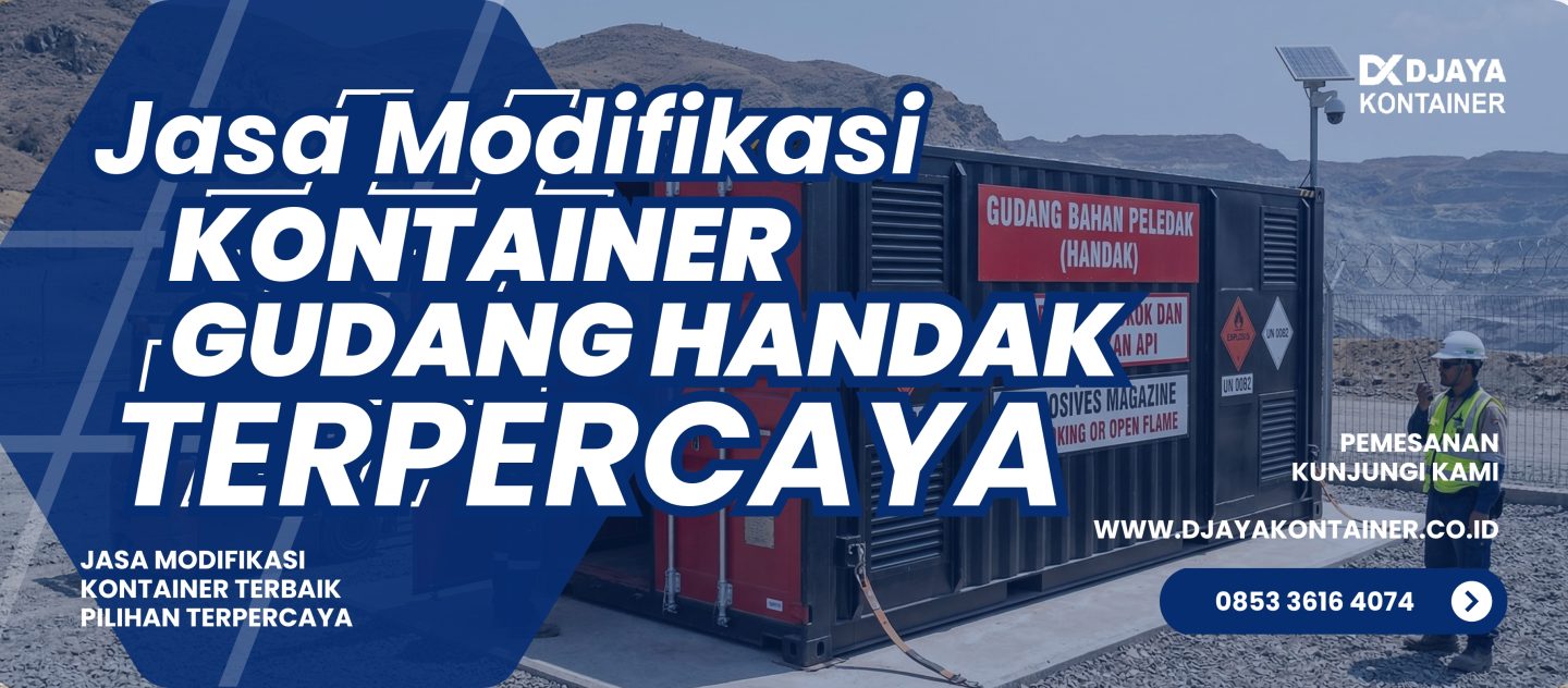 Jasa Modifikasi Kontainer Gudang Handak