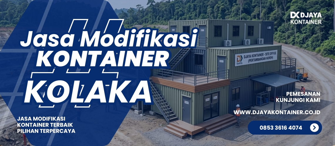 Jasa Modifikasi Kontainer Kantor Kolaka