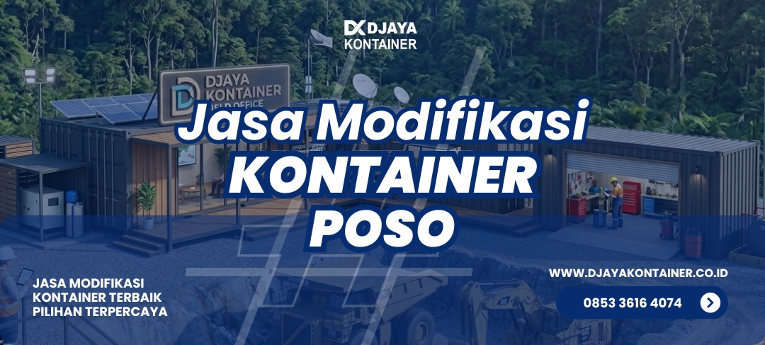 Jasa Modifikasi Kontainer Kantor Poso