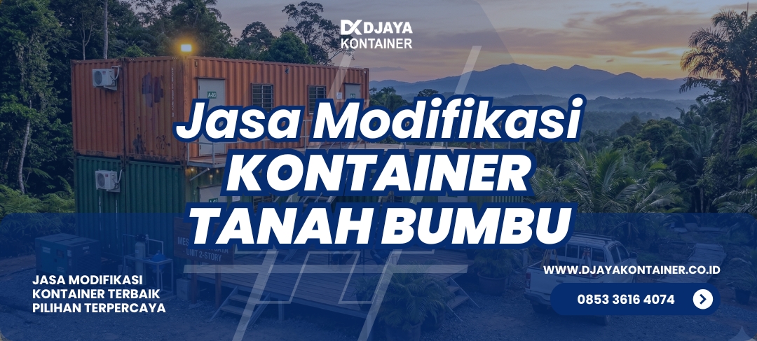 Jasa Modifikasi Kontainer Kantor Tanah Bumbu