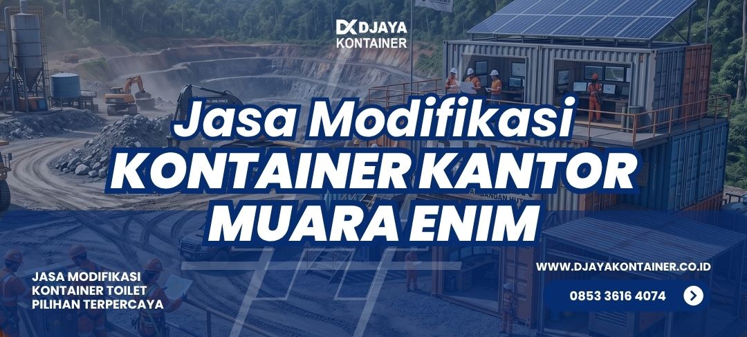 Jasa Modifikasi Kontainer Kantor Muara Enim