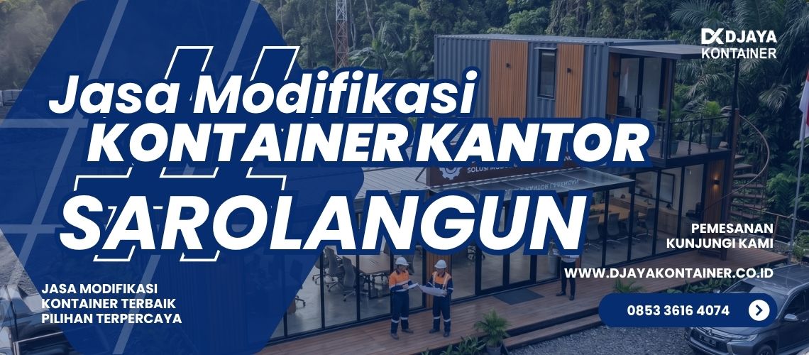 Jasa Modifikasi Kontainer Kantor Sarolangun