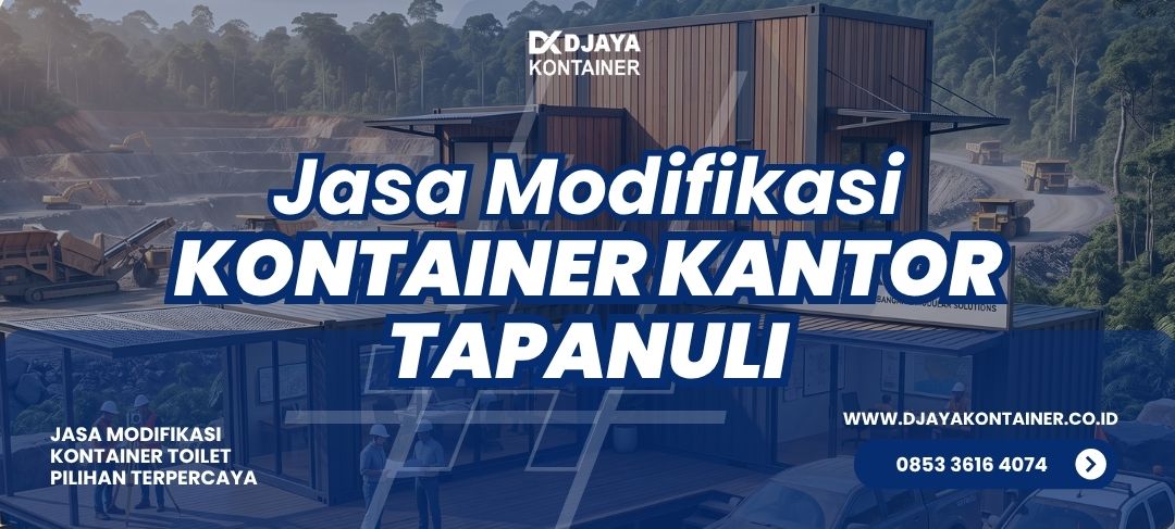 Jasa Modifikasi Kontainer Kantor Tapanuli