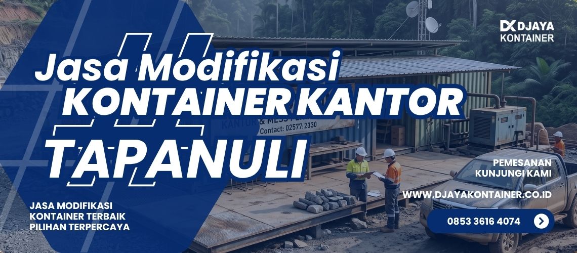 Jasa Modifikasi Kontainer Kantor Tapanuli