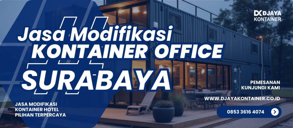 Jasa Modifikasi Kontainer Office Surabaya