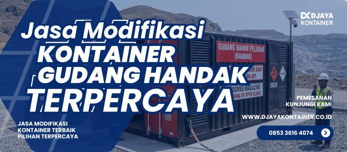 Jasa Modifikasi Kontainer Gudang Handak